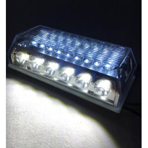 24V トラック 用 角型 LED サイド マーカー ランプ アンダー ダウン ライト 付き 10個 セット レインボー( ホワイト)｜スピード発送 ホリック