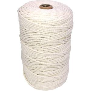 LUCINA ナチュラルコットン マクラメ ロープ 紐 糸 壁掛け