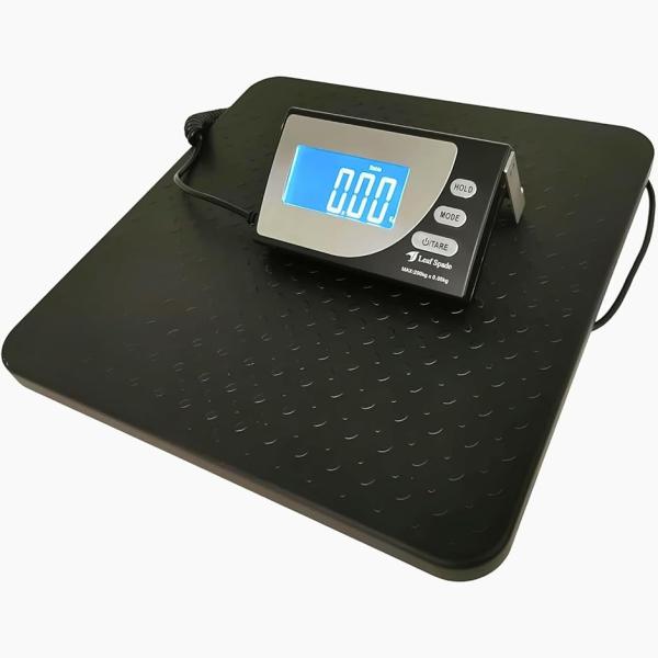 デジタル スケール 重量計 最大200Kg 50g単位 台はかり 隔測式(ブラック,  200kg)