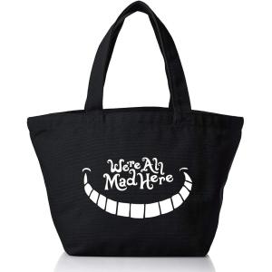 A ランチトートバッグ チェシャ猫 不思議の国のアリス 黒