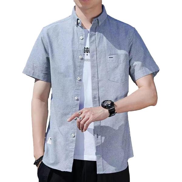 スリーピングシープ メンズ 小襟がおしゃれな ナロー ボタンダウン ビジネス カジュアル ダンガリー...