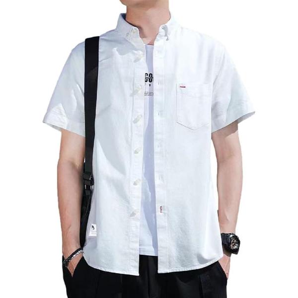 スリーピングシープ メンズ 小襟がおしゃれな ナロー ボタンダウン ビジネス カジュアル ダンガリー...