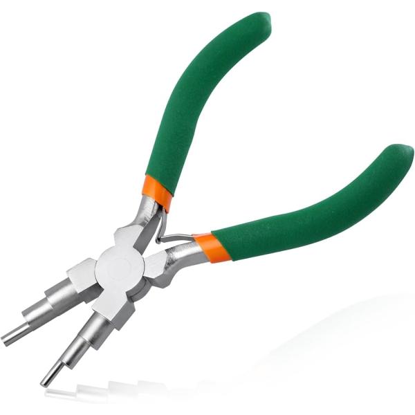 【互換品】 6リング型 ワイヤー ループ ペンチ 丸ペンチ 丸やっとこ 多機能ペンチ 丸ヤットコ 工...