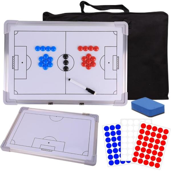 サッカー 作戦ボード 作戦盤 コーチング 作戦板 戦術 名前書込み シール マグネット付 袋付(ホワ...