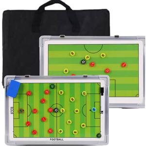 サッカー 作戦ボード サッカーボード マグネット 作戦盤 コーチング (収納袋付き)