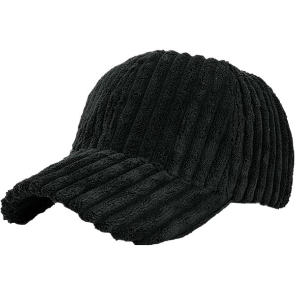 コーデュロイ もこもこ キャップ ユニセックス 男女兼用 暖かい 帽子 韓国 ファッション 野球帽(...