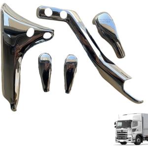 日野 17プロフィア 高床用 メッキ マフラーカバー トラックパーツ 外装