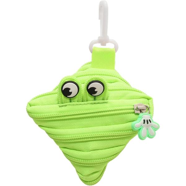 モンスター ジッパー 小銭入れ バッグチャーム かわいい 小物入れ コイン ケース 収納 ポーチ ぬ...