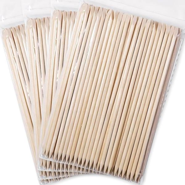 ウッドスティック ネイル 甘皮処理 プッシャー(400本,  15cm)