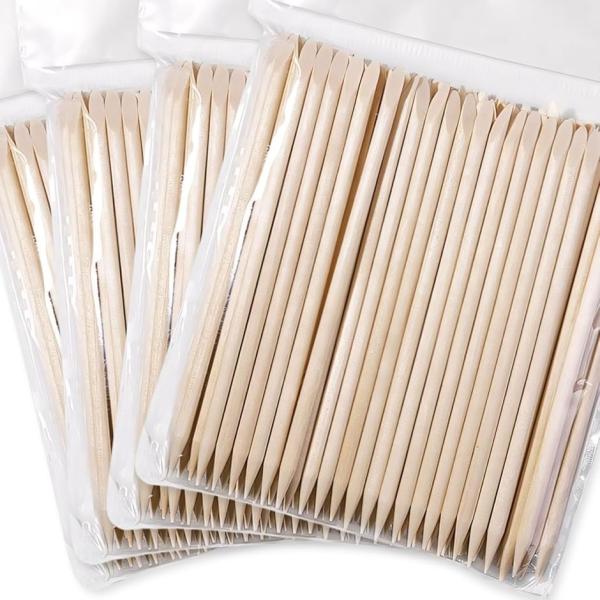 ウッドスティック ネイル 甘皮処理 プッシャー(400本,  11.4cm)