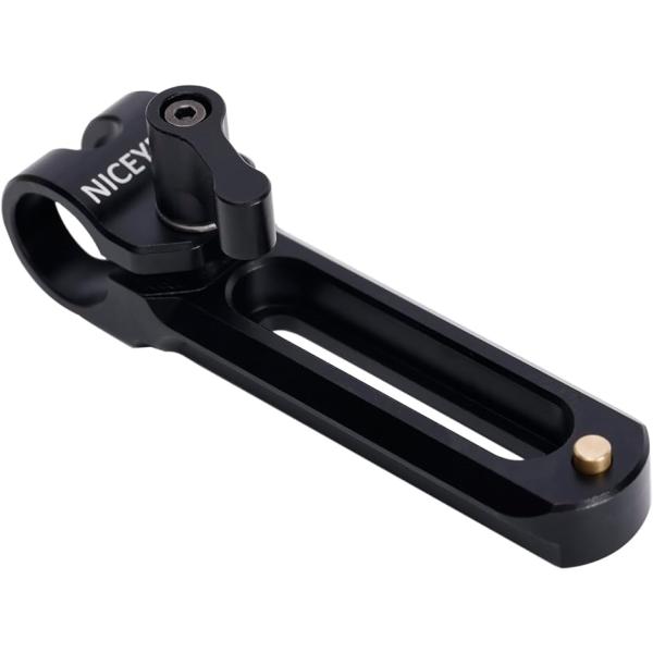 カメラ用ナットレール NATOレール 落下防止用のピンがあり 15mmロッドクランプ 1/4”-20...