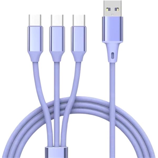 USB Type C 充電 ケーブル 3in1 66W/5A 急速充電 データ転送 1.5M USB...