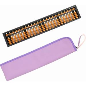 CKファクトリー そろばん 23桁 ケース 付き 算盤 茶色 ソロバン