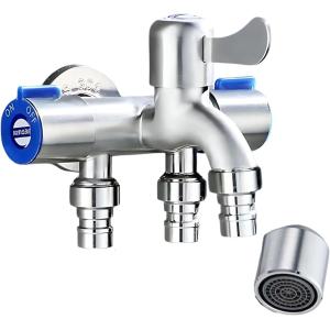 分岐水栓 蛇口 水道栓 洗濯機用 食洗機 外水栓...の商品画像