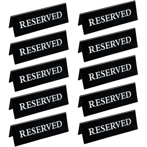 御予約席プレート アクリル製テーブルテントサイン テーブルサイン reserved 卓上札 リザーブ...