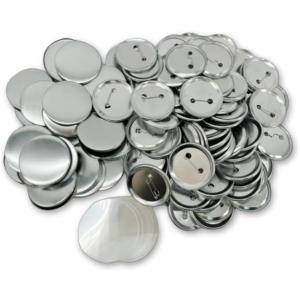 缶バッジ ピンバッジ 缶バッチ 素材 パーツ 無地 ブリキ 50個セット