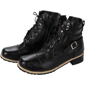 バイク ロング ブーツ メンズ レディース ライダー 特攻ブーツ 旧車 PU