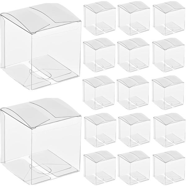 ギフトボックス 透明 プラスチック 包装 プレゼント 贈り物 クリア 20個セット 6x6x6cm ...