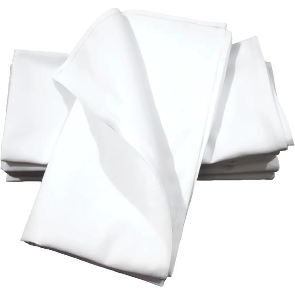 トーション テーブルナプキン ワイン ワイントーション 無地 花柄 コットン 吸水性(白 無地,  ...