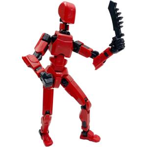 ロボットフィギュア 武器付き 約20cm Amazon.co.jp: ルナリ ロボット フィギュア アクション プラモデル 3D