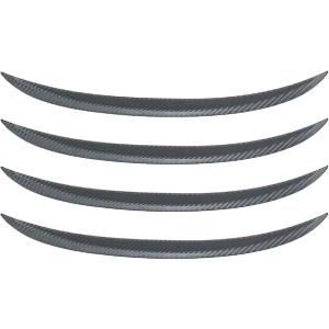 オーバーフェンダー モール 4本セット 44cm 2カラー 汎用 出幅15mm 泥除け ドレスアップ...