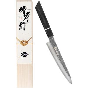 堺　孝行 ぺティナイフ 120mm ① 堺孝行 青二鋼 ペティナイフ120