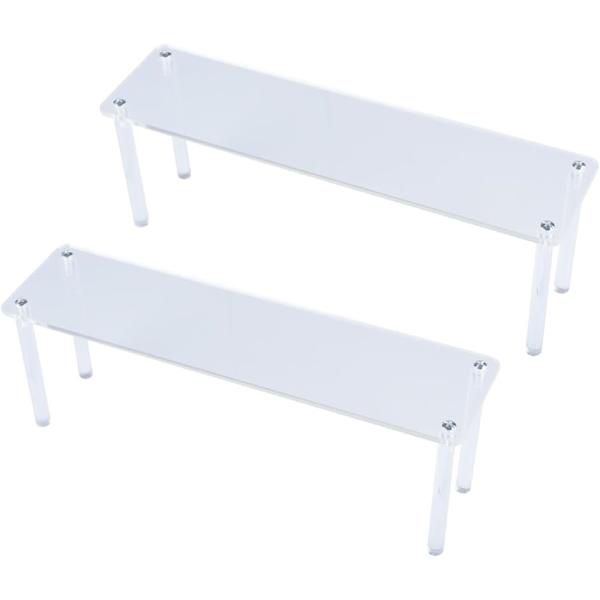 アクリル ディスプレイ スタンド 人形 展示 コレクション フィギュア 陳列 ステージ(クリアカラー...