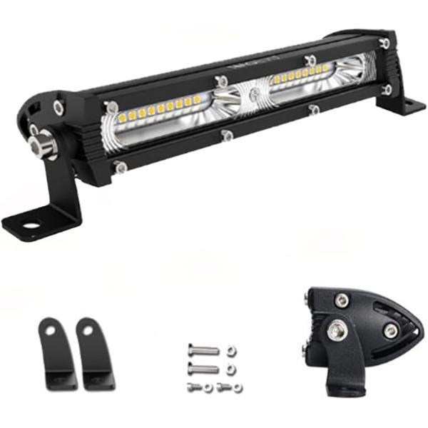LEDライト 作業灯 LED作業灯 デイライト ライトバー ワークライト 12V 7インチ バーライ...