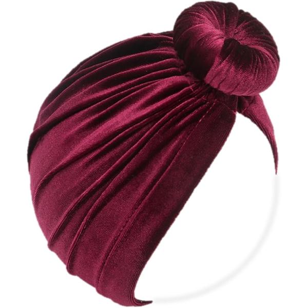 ベロア ベルベット ターバン ヘアーバンド ヘアバンド ヘッドバンド ニューボーンフォト 頭 保護 ...