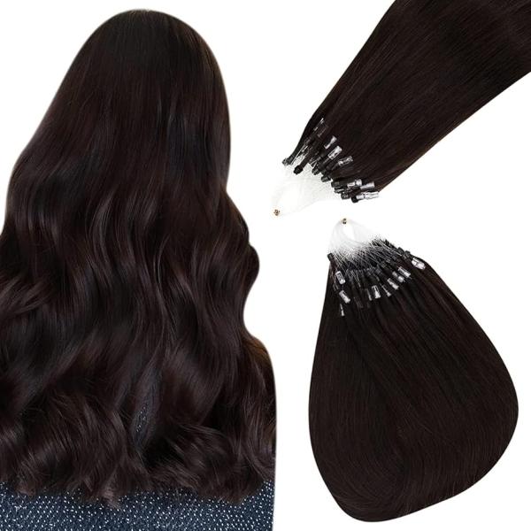 人毛 ring loop hair チップエクステ レミーエクステ カラー ウィッグ 50本(2#,...