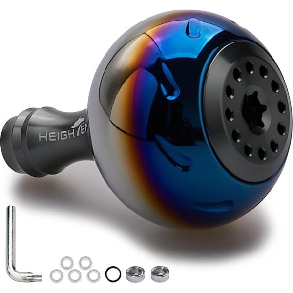 30mm リール ハンドル ノブ 14.5g シマノ ダイワ 通用 Shimano MDM(ダークグ...