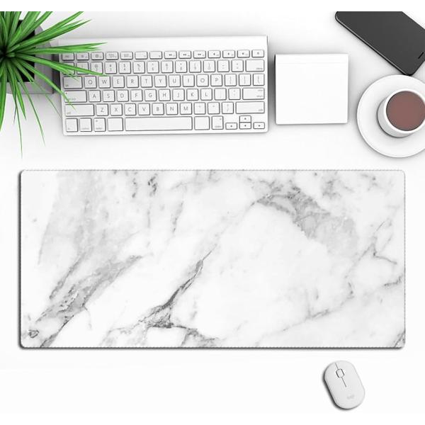 ゲーミングマウスパッド 大型 ロング 光学マウスパッド 大理石 300x800x2mm (マルチ, ...