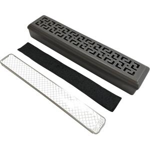 L CLOVER 線香 横置き 蓋付き 網 ステンレスネット 仏壇 香炉 線香立て