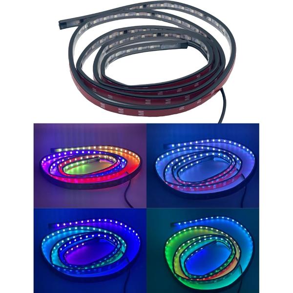 【互換品】 LEDテープライト カー用品 流れる LEDライト イルミネーション 24v アンビエン...