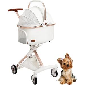 ペットカート 軽量 バギー 猫犬兼用前輪360°回転 後輪ブレーキ付 Amazon.co.jp: N/A ペットカート 犬用ベビーカー 中型犬 犬