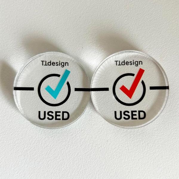 USEDマーカー+ トレーディングカード用 - 行動終了マーク用クリアマーカー