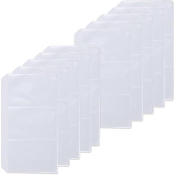 アクスタケース 推し活グッズ 収納 持ち運び ファイル 6リングファスナーケース チェキ( リフィル...