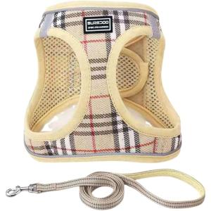 犬 ハーネス 小型犬 猫 胴輪 犬用ハーネス 猫用 服 メッシュ素材 お散歩 着脱簡単