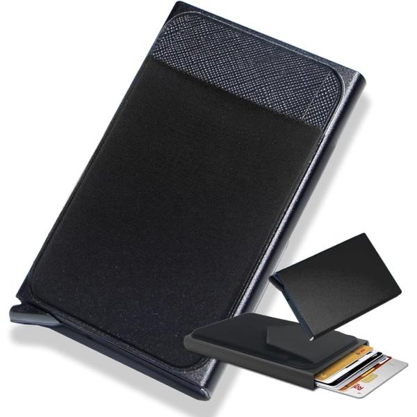 カードケース スキミング防止 磁気防止 スライド式 ライクラクロスサイドポケット スリム RFIDア...