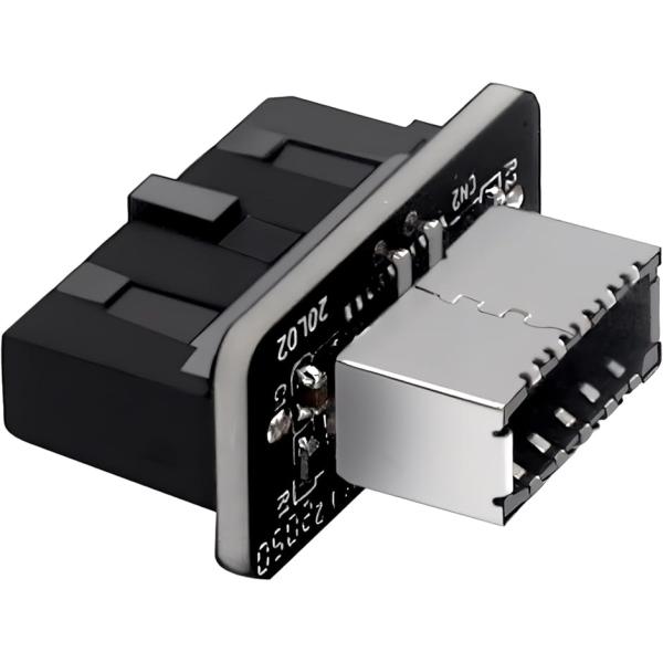 【互換品】USB3.0 19pin Type-E 変換アダプター マザーボード PCケース