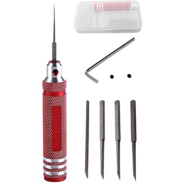 タガネ スジボリ道具 ラインチゼル プラモデル 模型 フィギュア ホビー用工具 刃5本セット