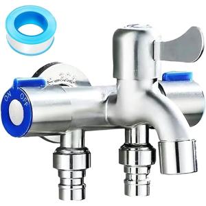 KVK水回り部品 その他水栓 分岐水栓：KM556・KM557用 止水栓付