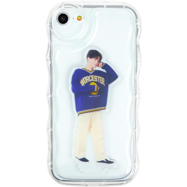 アクスタが入る iPhoneケース 《SNSで話題》シャカシャカケース スマホケース (clear,...