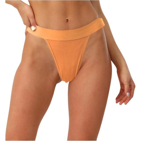 陸上競技用 スポーツ Tバック ショーツ レディース ハイレグ ハイカット(ベージュ茶1枚,  S)