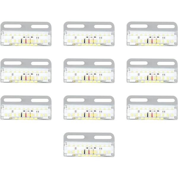 サイドマーカー LED トラック用 10個セット マーカーランプ １２V サイドランプ 汎用 角型 ...