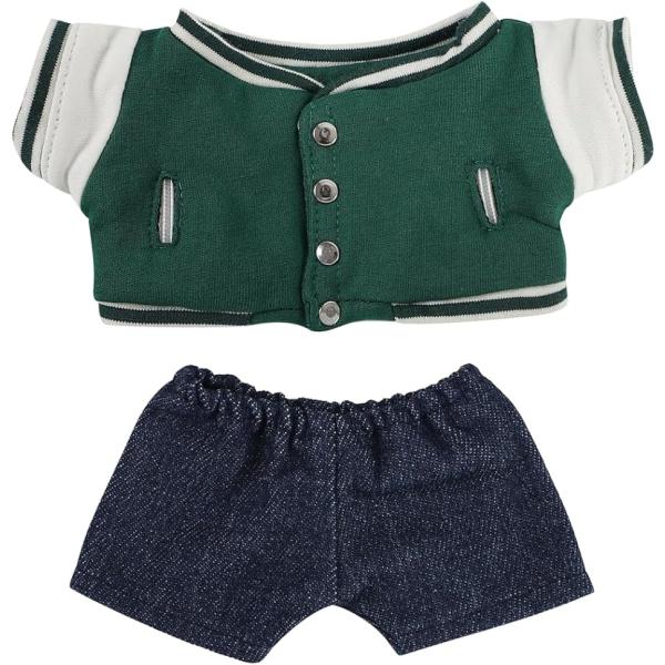 ぬい服 ぬいぐるみ服 スタジャン ズボン 人形 MDM(グリーン)