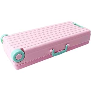 ペンケース キャリーケース 筆箱 2段式 かわいい スーツケース