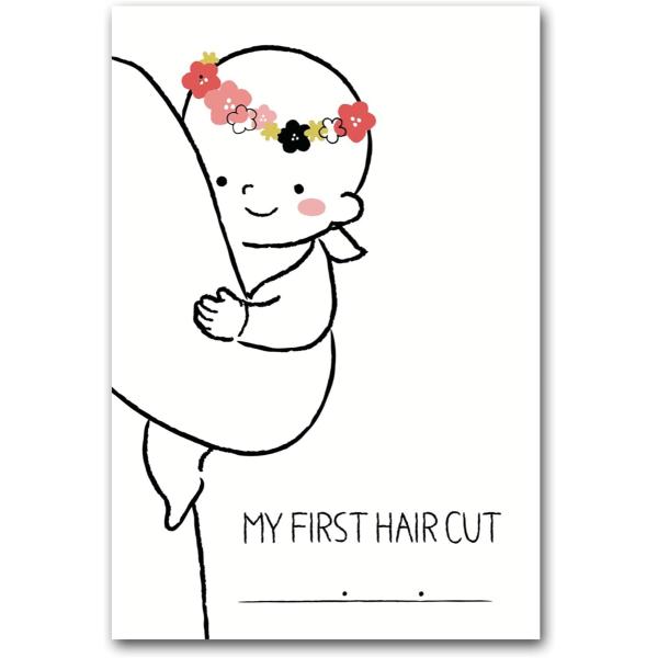 ファーストカット アート 胎毛 台紙 記念日 赤ちゃん(抱っこピンク)