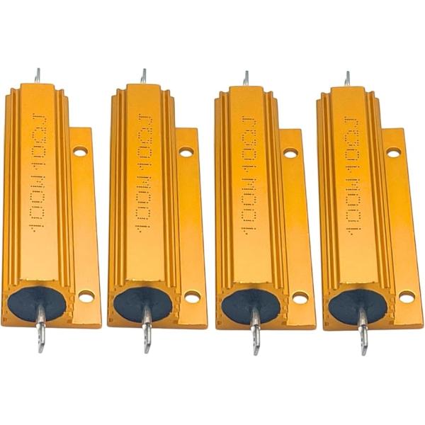 メタルクラッド抵抗 巻線 抵抗器 ネジ穴付き 真空管アンプ ダミーロード ハイフラ防止 LED アル...