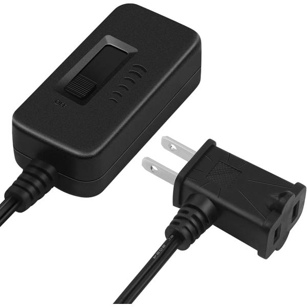 テーブルランプ 調光スイッチ 調光可能LED/CFLライト 白熱電球およびハロゲン電球 コード長さ1...